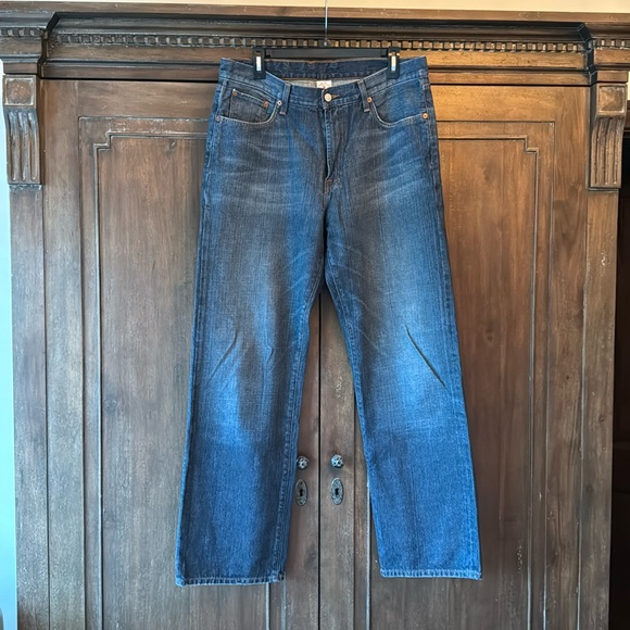 Lucky men’s jeans style 72R8020. Dark distressed denim, Size 34 regular length - Picture 1 of 5
